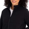 thumbnail image 4 of Three Dots Ladies' Quilted Jacket (Black, x_l), 4 of 5