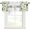 White, variant on Wedding Kitchen Valances for Windows, Spring Mr Mrs Flowers Eucalyptus Leaves Plants Bathroom Window Valances 42x12 Inch Rod Pocket Window Treatments Valance Curtains for Living Room Bedroom Decor