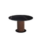 thumbnail image 1 of Mesa de Comedor Sávia Stone Negro con Base Nogal | Mesa Moderna para Comedor y Cocina, 1 of 2