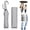 D, variant on Creative Ring Buckle Windproof Reinforced Umbrella, Automatic Open Close Umbrella One Button with Carabiner Handle, 10-Rib Reinforced Travel Umbrellas for Sun and Rain(B)