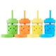 thumbnail image 1 of Vasos de vidrio Elk and Friends para niños y bebés, 240 ml, paquete de 4, 1 of 6