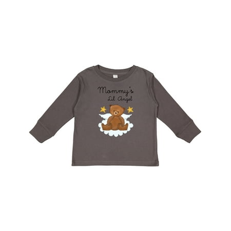 

Inktastic Mommy s Lil Angel Boys or Girls Long Sleeve Toddler T-Shirt