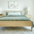 thumbnail image 2 of Plank+Beam Solid Wood Scandinavian Queen Bed Frame with Headboard, Platform Bed for Adults, Blonde, 2 of 10