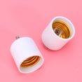 thumbnail image 2 of 6 Pcs Adaptateur de Base d'Ampoule GU24 vers E26/E27 Vis Support de Lampe Convertisseur Douille, 2 of 8