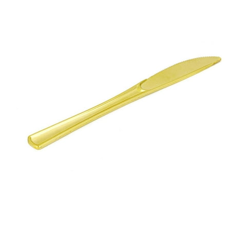

Toyfunny Disposable Gold Color Plastic Tableware Cutlery Spoon Fork Set 25PC Hot Party