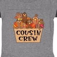thumbnail image 3 of Inktastic Cousin Crew Cute Turkey Family Boys or Girls Baby Bodysuit, 3 of 4