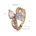 thumbnail image 4 of Fiudx Anillo de Moda, Elegante Joyería de Aleación, Diseño de Diamante con Estilo, Tamaño Único de 2 Cm, Perfecto para Fiestas, Eventos y Uso Diario, Regalo Ideal para Mujeres, Empaque Opp Incluido., 4 of 6