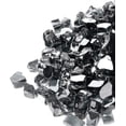 thumbnail image 1 of 35 lbs Gorgeous Reflective Fire Glass for Fire Pit Table, Decorative Gas Fireplace Glass Rocks, Black, 1/2 Inch, 1 of 8