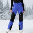 thumbnail image 2 of QATAINLAV Kids Ski Snow Pants Fleece Lined Winter Warm Snowboard Snowsuit Outdoor Hiking Waterproof Insulated Snowpants Blue, 2 of 10
