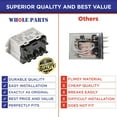 thumbnail image 3 of Whole Parts Range Oven Relay Part# PM010129 - Replacement and Compatible with Some Viking Ranges or Ovens, 3 of 6