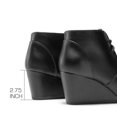 thumbnail image 3 of Botines DREAM PAIRS TOMSON con Tacón Cuña y Cordones Negro, 3 of 7
