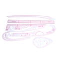 thumbnail image 4 of JUEGO DE REGLA DE COSTURA, PLÁSTICO 7PCS PROFESIONAL DE REGLA DE COSTURA SET PARA PRINCIONES PARA SASTRES para Diseñadores, 4 of 7