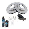 thumbnail image 2 of TRQ Front Premium Semi Metallic Disc Brake Pad & Rotor Kit w/Chemicals for Truck BKA18183, 2 of 5