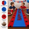 thumbnail image 4 of Happy Birthday Table Runner Linen Party Decorative Tablecloth 72-inch Birthday-Themed Table Runner Background, 4 of 6