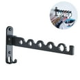 thumbnail image 1 of Dryer Rack Folding Wall Mount Clothes Hanger Laundry Room Hanger, 1 of 4