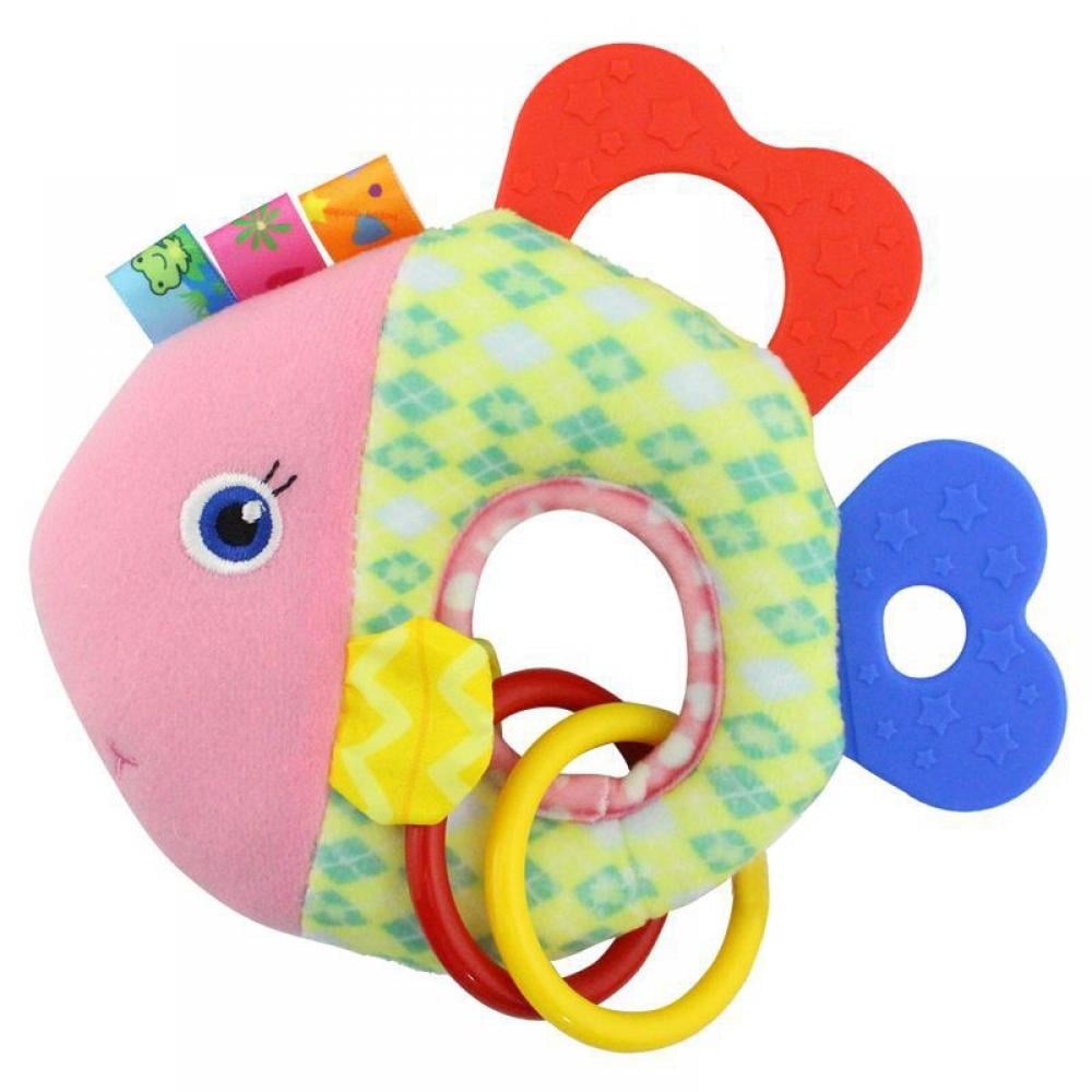 Stroller Toys and Car Seat Toys for Infants with Teether Hanging Stroller Toys Toddlers Clip on