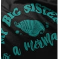 thumbnail image 4 of My Big Sister Is A Mermaid Cute Shell Youth T Shirt Tee Girls Infant Toddler Brisco Brands 12M, 4 of 5