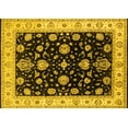 thumbnail image 1 of Ahgly Company Indoor Rectangle Oriental Yellow Traditional Area Rugs, 7' x 9', 1 of 4