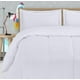 thumbnail image 1 of Juego de edredón Utopia Bedding para todas las estaciones, blanco, con 2 fundas de almohada, 1 of 8