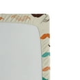 thumbnail image 3 of Ambesonne Indie Fitted Sheet 2 Pcs Set, Retro Mustache Pattern, Twin, Orange Brown and Teal, 3 of 3