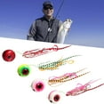 thumbnail image 4 of 4x Pesca Silicona s DIY Cabeza de Seures con Ojos 3D DYNWAVEMX, 4 of 8