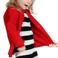 thumbnail image 5 of XXYYZZ Boy Girl School Uniform Cardigan Sweater Baby Basic Button Knit Tops, 5 of 7