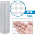 thumbnail image 3 of Fencer Wire 23 Gauge Galvanized Hardware Cloth with Mesh Size 1/4" x 1/4" (4 ft. x 10 ft.), 3 of 9