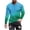 Mens Shirts Light Blue, variant on Big & Tall T Shirts for Men Plus Size S-5X Long Sleeve Sweatshirts Mens Casual Gradient Printed Pullover Crewneck Slim Athletic Workout Tops