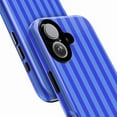 thumbnail image 2 of Blue Striped Phone Case, Minimalist Vertical Stripe Pattern iPhone Cover, Simple Modern Protective Case for iPhone 17 16 15 14 13 12 11 Pro Plus Max Mini, 2 of 6