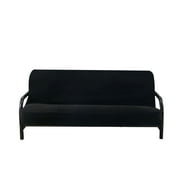 OctoRose Full Size 54x75x8inch 3 Side Zipper Classic Soft Micro Suede Futon Cover / Slipcover/ Sofa Day Bed Mattress Cover Couch Protector (Cover ONLY) (Black )