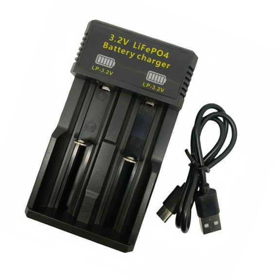 Jesscasday Plastic USB to 3.2V LiFePO4 Battery Charging Box 16340 10440 14430 14500 18650 26500 Bateries Charging