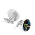 thumbnail image 3 of Frog Stylish Stainless Steel Shirt Clip Cufflink Set for Men's Silver Jewelry - for Formal and Business Attire, 3 of 6