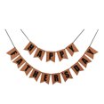 thumbnail image 1 of Shisuyan father's day party banner Letters Bunting Banner Light Brown 1 Set, 1 of 8