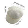 thumbnail image 3 of Elainilye Casual Knitted Beret Sun Hat, Hollow Octagonal Travel Hat, Sun Protection Net Design for Beach, Summer, Fashion Outfits, 3 of 6