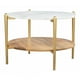 thumbnail image 1 of Mesa de Centro Kessa Muebles Mina Oro Blanco, 1 of 5