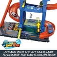 thumbnail image 6 of Mattel Hot Wheels City Tunnel Twist Car Wash Car Playset Play Vehicles Diecast, 6 of 7