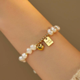 thumbnail image 4 of bracelet Perle d'Eau Douce Naturelle, bracelet Perle d'Amour, 4 of 5