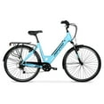 thumbnail image 1 of Hyper E-Ride 700C 36V Electric Commuter E-Bike for Adults, Pedal-Assist, 250W Motor, Blue, 1 of 9
