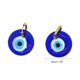 thumbnail image 5 of Pendientes de ojo azul turco de cristal de moda europea y americana pendientes de ojo de diablo simples con personalidad pendiente de mujer Sincero Electrónica, 5 of 5