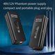 thumbnail image 4 of Phantom Power Supply 48V 12V Switch Rechargeable Portable for Condenser Microphones Mic Preamp Record Studio, 4 of 5