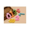thumbnail image 3 of Topumt 10Pcs Cartoon Floral Wooden Number Shape Fridge Magnet Decor Baby Educational Toy, 3 of 5