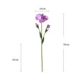 thumbnail image 4 of Grandest Birch 3PCS Artificial Iris Branch with Stem Green Leaves Home Wedding Party Faux Flower Floral Arrangement Indoor Outdoor Decoration Photo Props ,Blue, 4 of 6