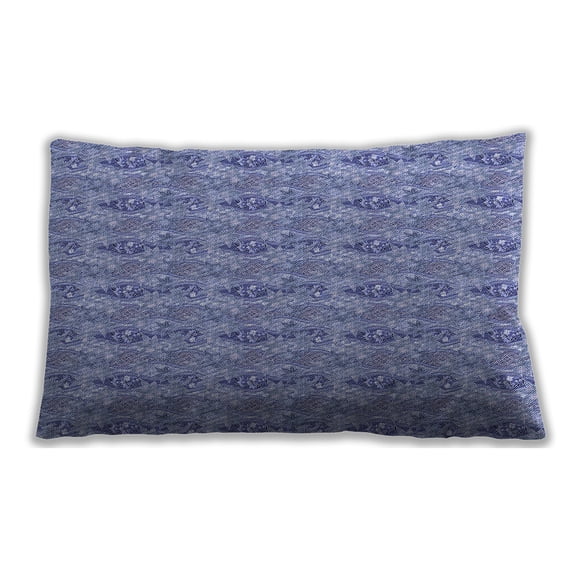 Ahgly Company Outdoor Rectangular Contemporary Lumbar Throw Pillow, 13 inch by 19 inch