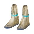 thumbnail image 1 of 1 Paire de Chaussures Antidérapantes Femmes Réutilisables Imperméables Protecteur Bottes Extérieur, S, Café, 1 of 2