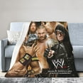 thumbnail image 6 of W-W-E Blanket, Super Soft Throw Blanket For Wrestling Fans, Cozy Flannel Blankets, Warm Blankets For Couch Sofa Bed, 60"X50", 6 of 8
