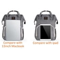 thumbnail image 5 of Diaper Bag Backpack Waterproof Large Capacity Insulation Travel Back Pack Nappy Bags Organizer, Multi-Function, Fashion and Durable,Gray, 5 of 9