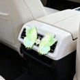 thumbnail image 3 of Butterfly Car Air Vent Clip Ornament, Glam SUV Outlet Vent Decorations, Pink Cute Dual Butterfly Diamond Rhinestone Sparkly Bling Air Freshener Accessories, Automobile Aroma Diffusers (Green), 3 of 6