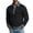 Black_01, variant on Polo Shirts for Men Long Sleeve Lapel Collar Button Pullover Color Block Denim Patchwork Casual Breathable Daily Wear Tops Beige XXL