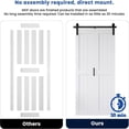 thumbnail image 6 of Easy4Home Bifold Barn Door 36"x84" Bi-Fold Sliding Closet Doors with Track and Hardware Kit Space Saving, 6 of 6