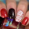 thumbnail image 3 of Whats Up Nails - Red All Over Stamping Polish (Red Holo), 3 of 10